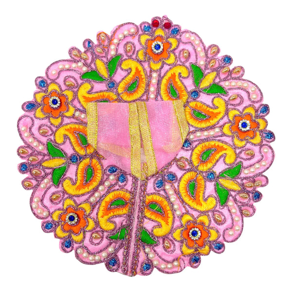 Laddu Gopal poshak/Dress | Bal Gopal Poshak Handmade Flower Embroidered Dress Size 0 to 6 - Achleshwar