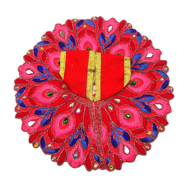 Laddu Gopal poshak/Dress | Bal Gopal Poshak Handmade Embroidery Stone & Jari Work Size 0 to 6 - Achleshwar
