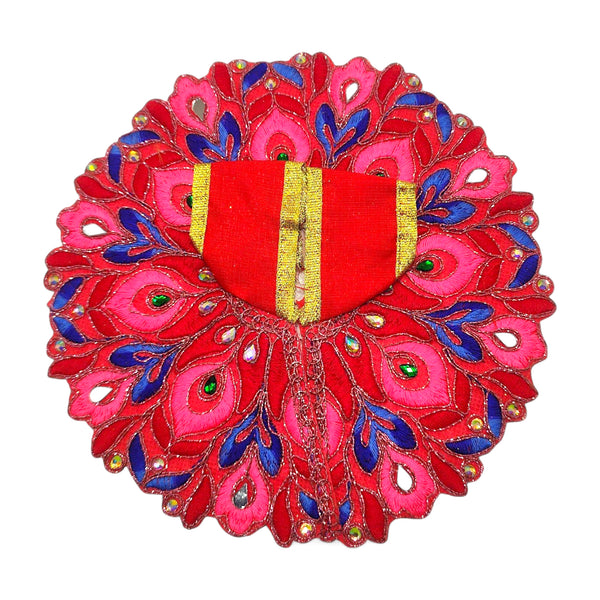 Laddu Gopal poshak/Dress | Bal Gopal Poshak Handmade Embroidery Stone & Jari Work Size 0 to 6