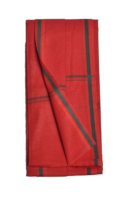 100% Pure Cotton Gamcha Patka Red