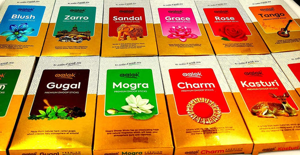 Dhoop Sticks in 12 Fragrances - Achleshwar