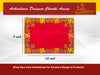 Designer Red Velvet Embroidered Pooja Aasan - Achleshwar