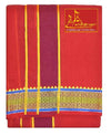Pure Cotton Special Dhoti Red Colour - Achleshwar