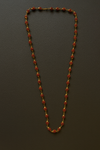 Achleshwar 8mm Rudraksha Mala with Golden Caps