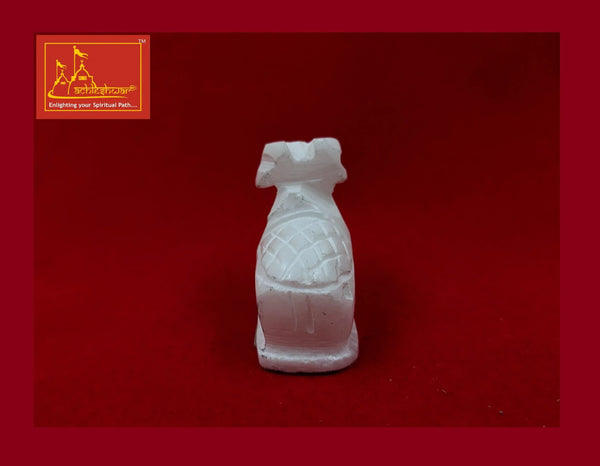 Nandi White Marble 1.5 Inch - Achleshwar