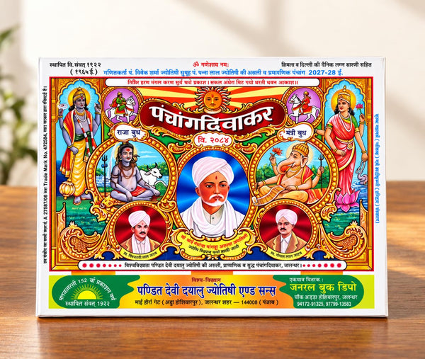 Diwakar Panchang 2027–28 for Hindi astrology and religious readers