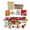 Diwali Lakshmi Pujan Samagri Box with Mahalakshmi photo and Shri Yantra