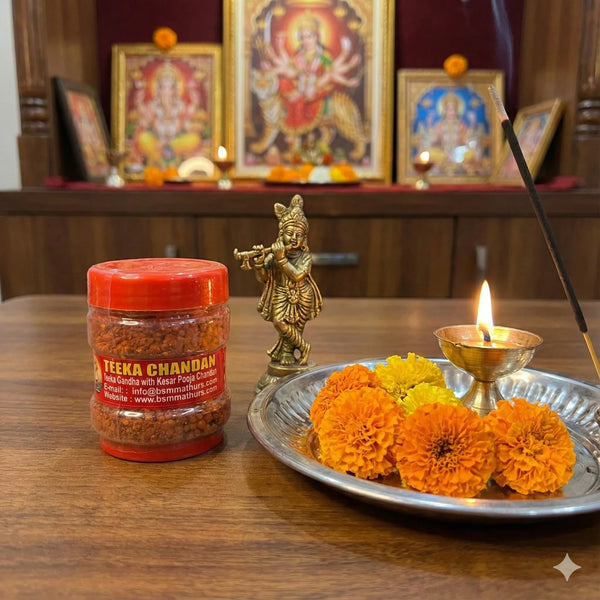 Tika Chandan Dana 100gm for Pooja and Rituals - Achleshwar