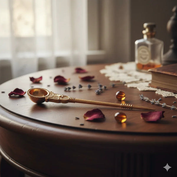 Copper Aachmani Spoon for Pooja | Pure Copper Ritual Spoon for Aachman, Abhishek & Daily Puja Use - Achleshwar