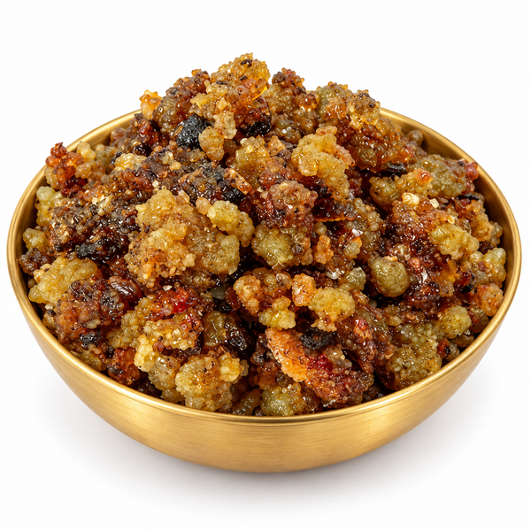 Natural Guggal Dhoop for Hawan & Pooja | Traditional Guggal Resin for Havan, Yagya, Aarti, Temple & Hindu Religious Rituals | Achleshwar