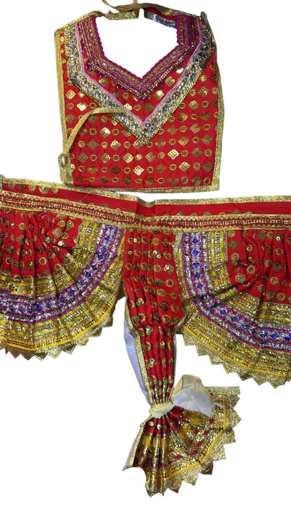 Shri Hanuman ji Choga Dress Langot for Pooja & Temple - Achleshwar