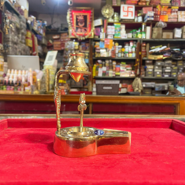 Ashtadhatu Jelhari Argha for Lord Shiva Lingam (Shivling) – Special Pooja Use – Achleshwar - Achleshwar