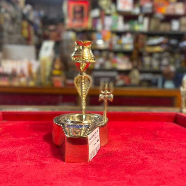 Ashtadhatu Jelhari Argha for Lord Shiva Lingam (Shivling) – Special Pooja Use – Achleshwar - Achleshwar
