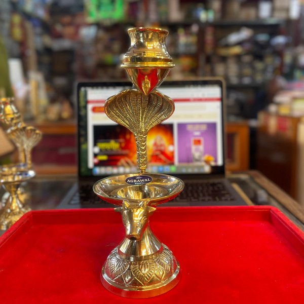 Jelhari Gaumukh Shivling – Handcrafted Water Flow Jelhari for Lord Shiva Pooja – Achleshwar - Achleshwar