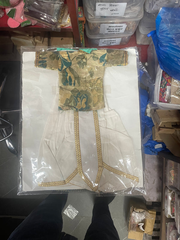 Gangour (Gawar) Mata Ji & Ishwar Ji Poshak Set – 18 Inch Festival Idol Outfit