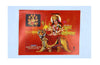 Pocket-size prayer booklet cover with Durga illustration, red background and text
