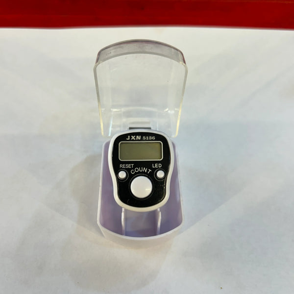 Counter Finger Ring Digital Jaap mala with LED Light Box Packing - Achleshwar