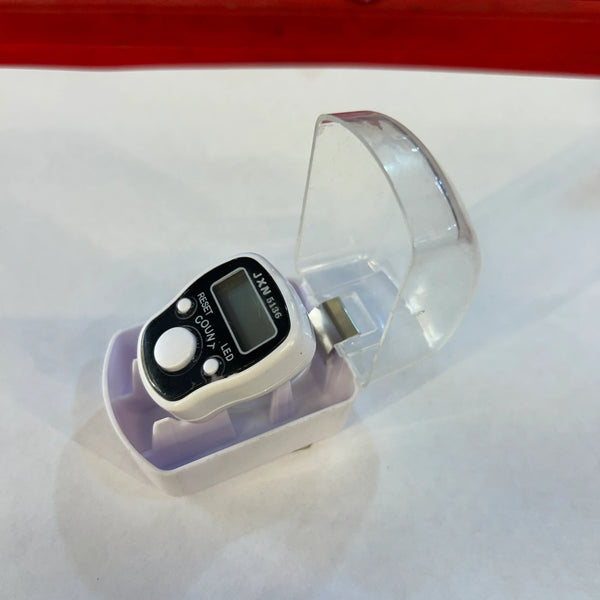 Counter Finger Ring Digital Jaap mala with LED Light Box Packing - Achleshwar