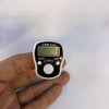 LED digital counter finger ring with LCD screen and reset buttons