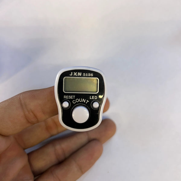 Counter Finger Ring Digital Jaap mala with LED Light Box Packing - Achleshwar