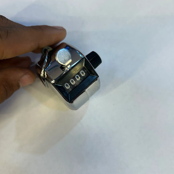 Hand Tally Counter, Digit Number Manual with Finger Ring - Achleshwar