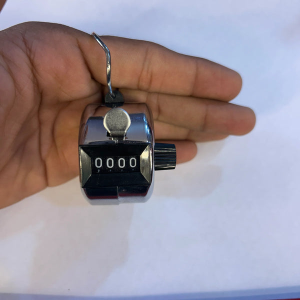 Hand Tally Counter, Digit Number Manual with Finger Ring - Achleshwar