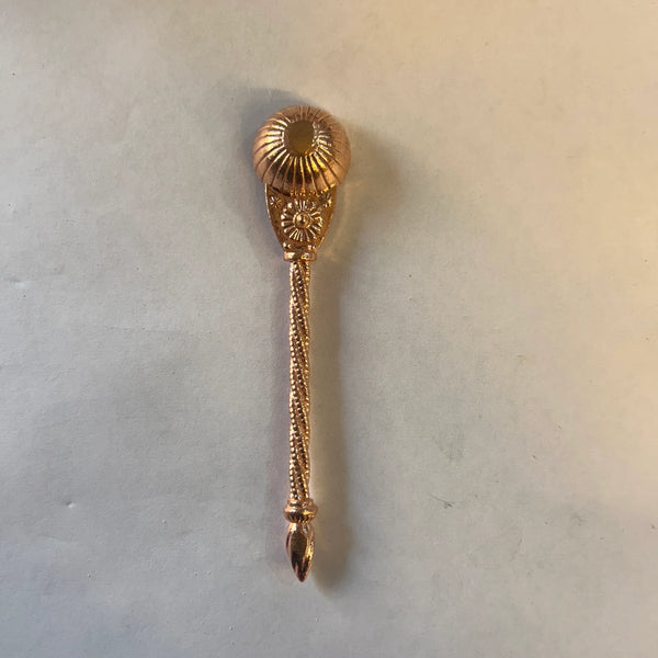 Copper Aachmani Pooja Spoon for Home & Temple Puja | Pure Copper Aachman & Abhishek Ritual Spoon - Achleshwar