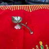 Achleshwar Brass Plain aarti Diya Stand with Handle