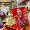 Isar ji Gangaur ji Idols / Murti Set of 1 Pair Wooden (12 inch) - Achleshwar - Achleshwar