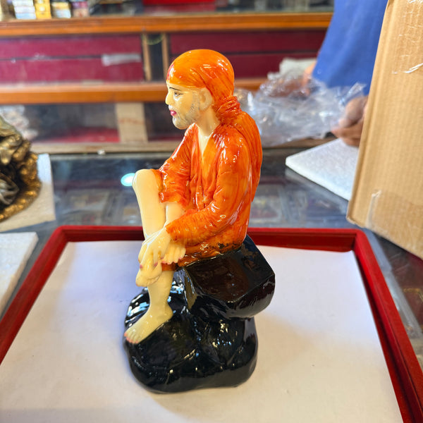 Sai Baba Murti Statue – Shirdi Sai Baba Idol for Pooja & Home Mandir - Achleshwar