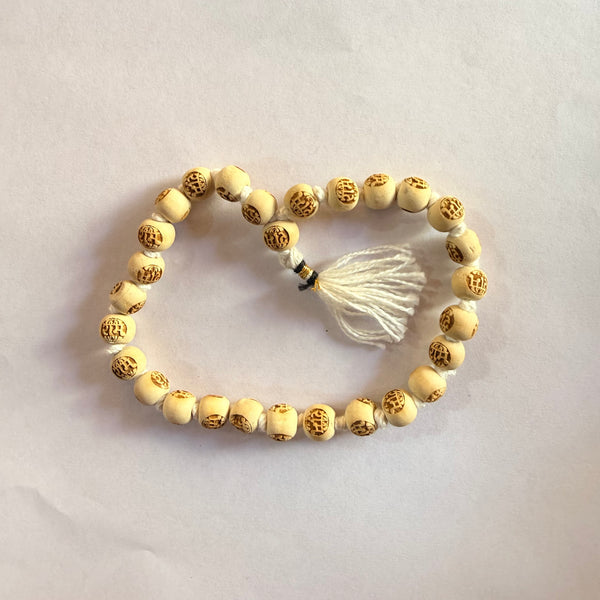 Achleshwar 27+1 Beads Tulsi Mala for Japa & Bracelet – Ram Naam Mala