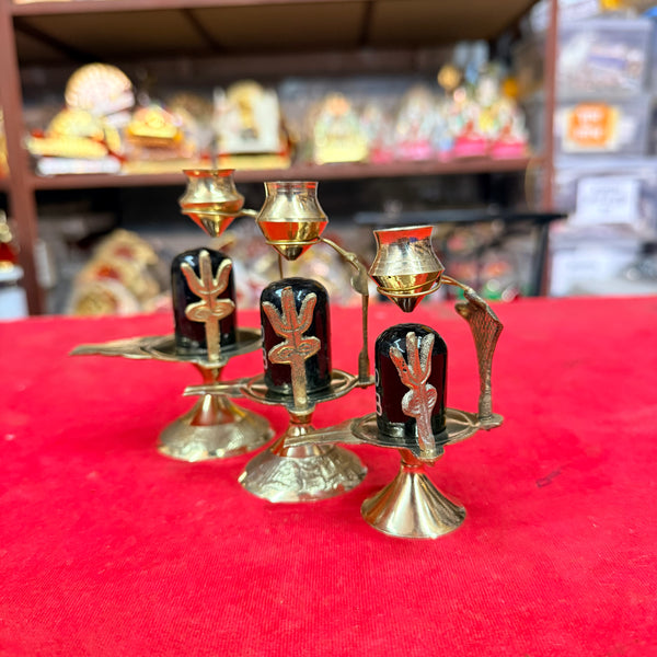 Achleshwar Shivling Set with Lota for Puja, Abhishek & Mandir Worship