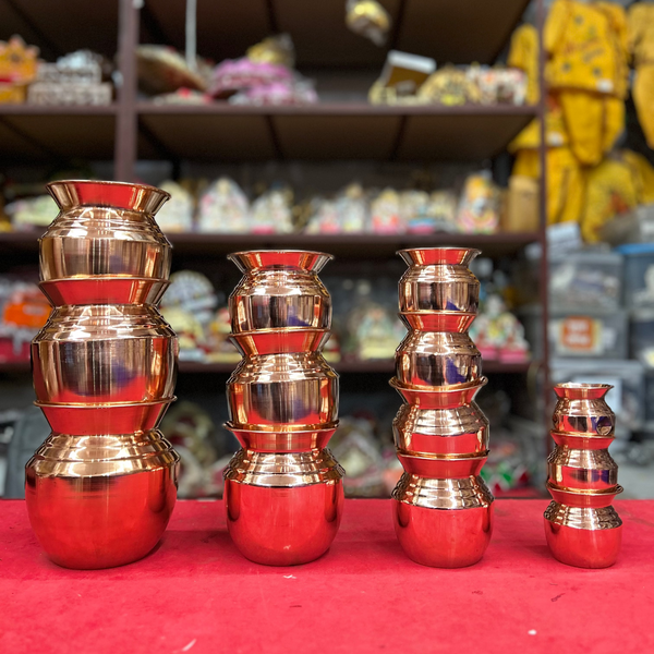 Achleshwar Premium Pure Copper Pooja Lota | Tamra Kalash