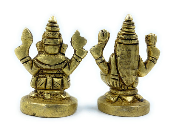 Ashtadhatu Laxmi Ganesh owl-Mouse Sitting