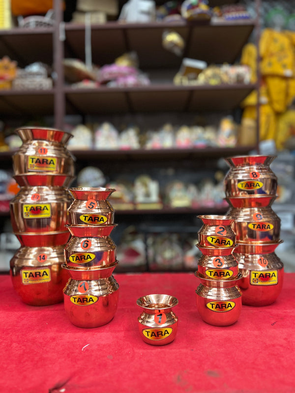 Achleshwar Premium Pure Copper Pooja Lota | Tamra Kalash