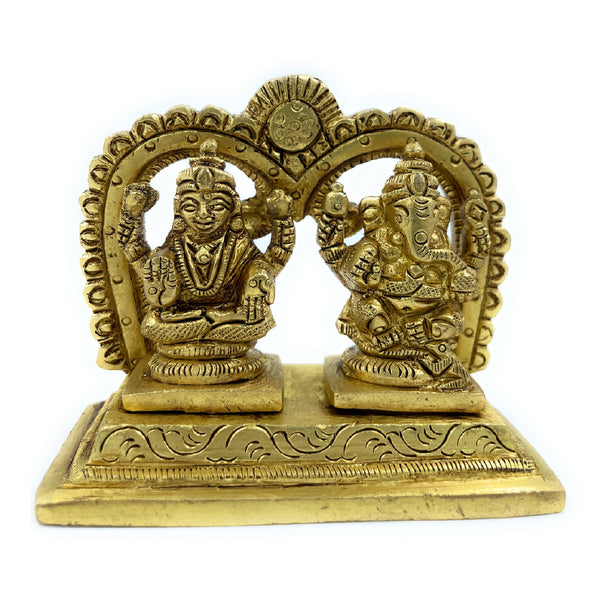 Ashtadhatu Laxmi Ganesh Big Singhasan