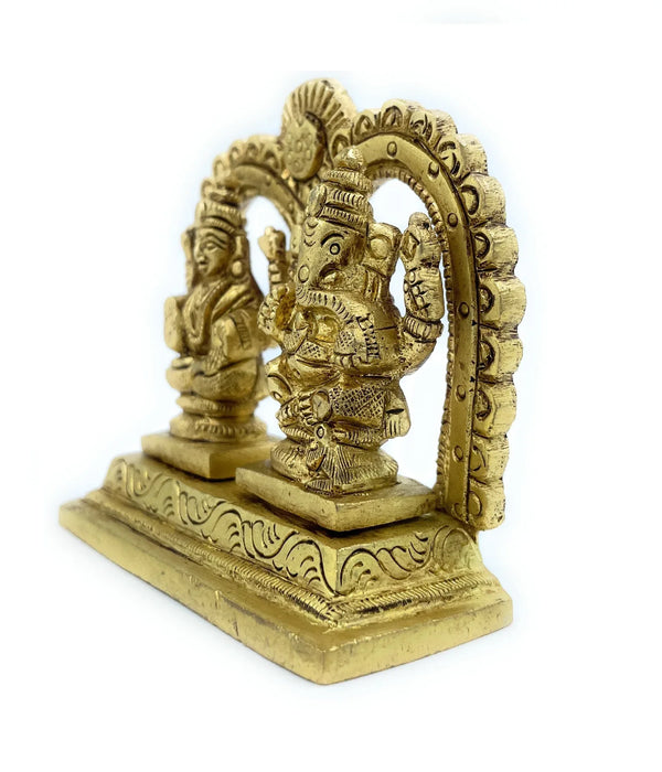 Ashtadhatu Laxmi Ganesh Big Singhasan - Achleshwar