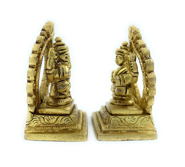 Ashtadhatu Laxmi-Ganesh Designer Singhasan - Achleshwar