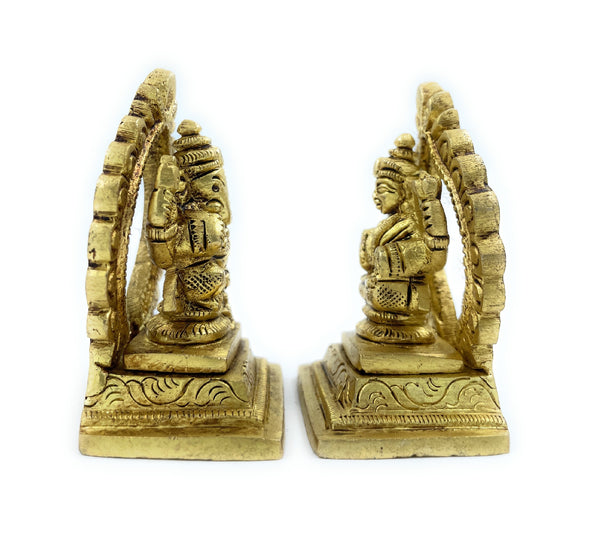 Ashtadhatu Laxmi-Ganesh Designer Singhasan