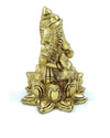 Ashtadhatu Ganeshsa on Lotus Singhasan - Achleshwar