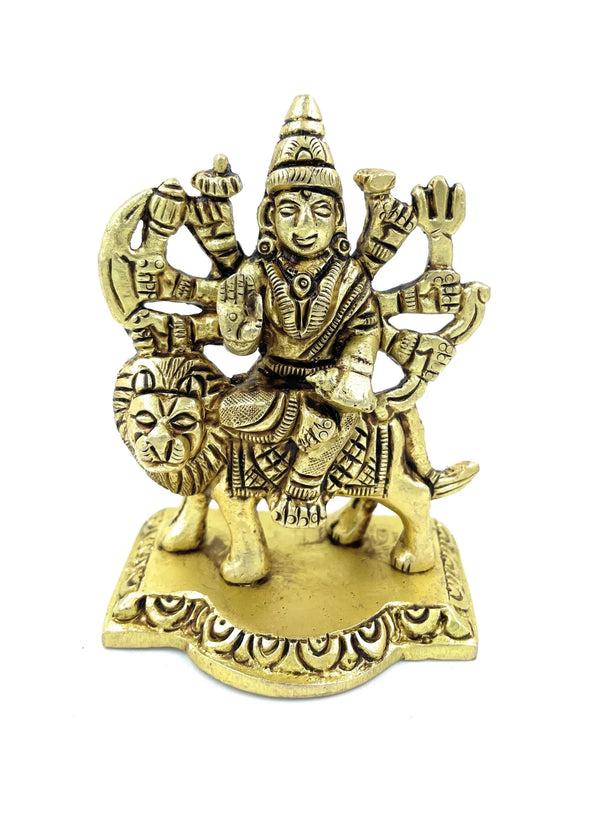 Ashtadhatu Durga Mata Sitting on Lion - Achleshwar