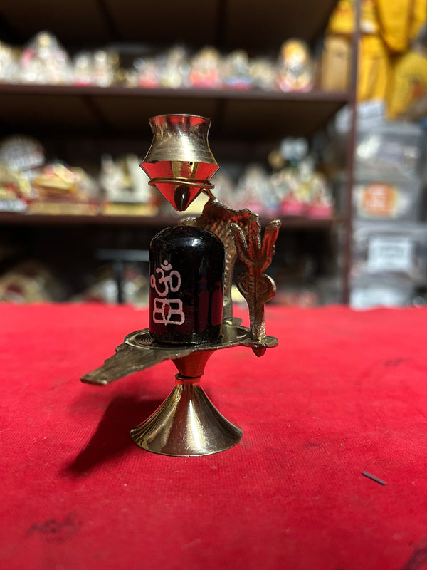 Achleshwar Shivling Set with Lota for Puja, Abhishek & Mandir Worship