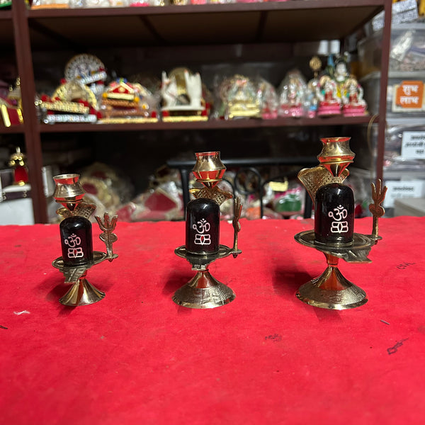 Achleshwar Shivling Set with Lota for Puja, Abhishek & Mandir Worship