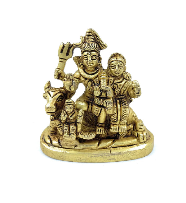 Ashtadhatu Shivparivaar sitting On Nandi - Achleshwar