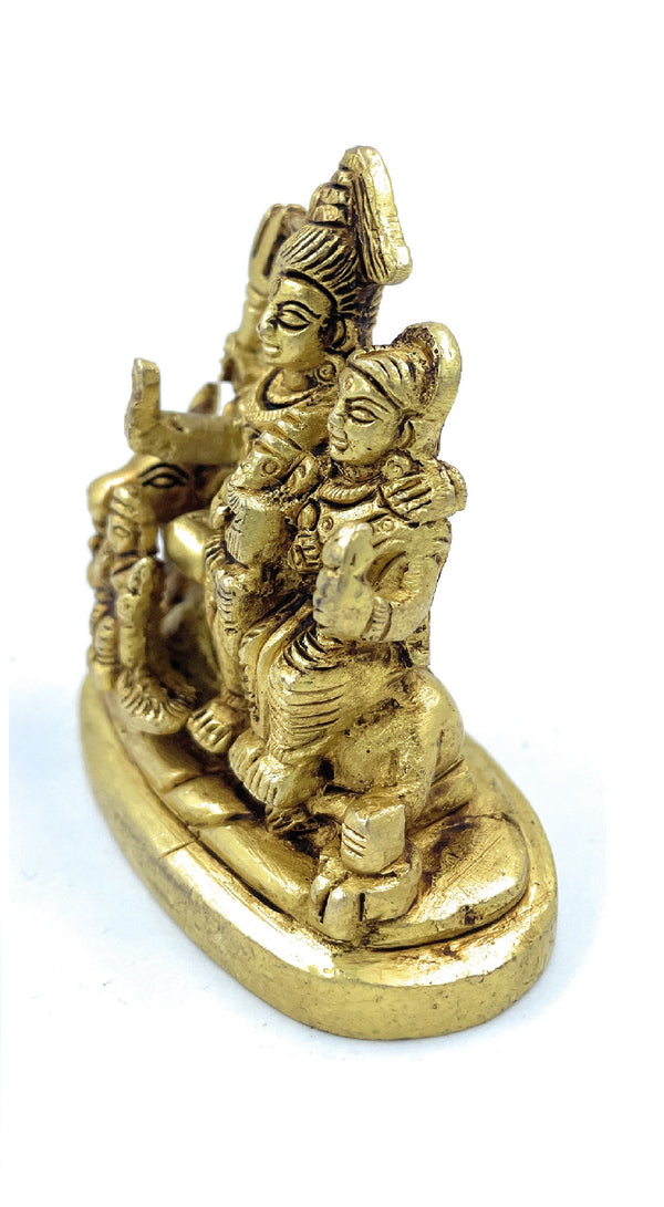 Ashtadhatu Shivparivaar sitting On Nandi