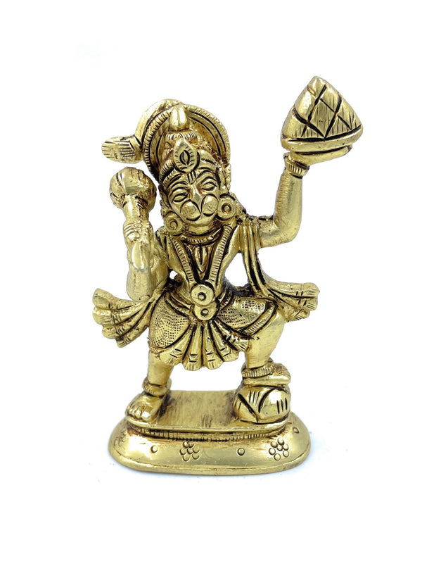 Ashtadhatu Hanuman Holding Govardhan-Parvat