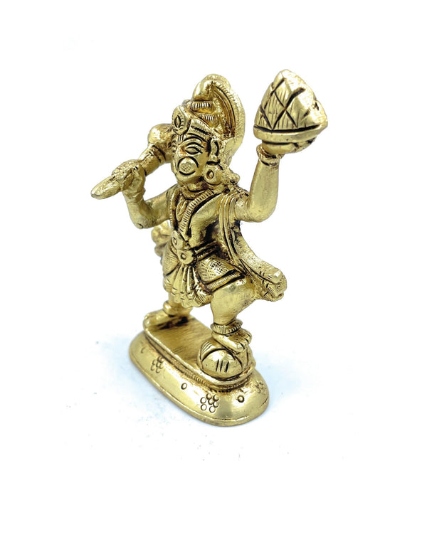 Ashtadhatu Hanuman Holding Govardhan-Parvat