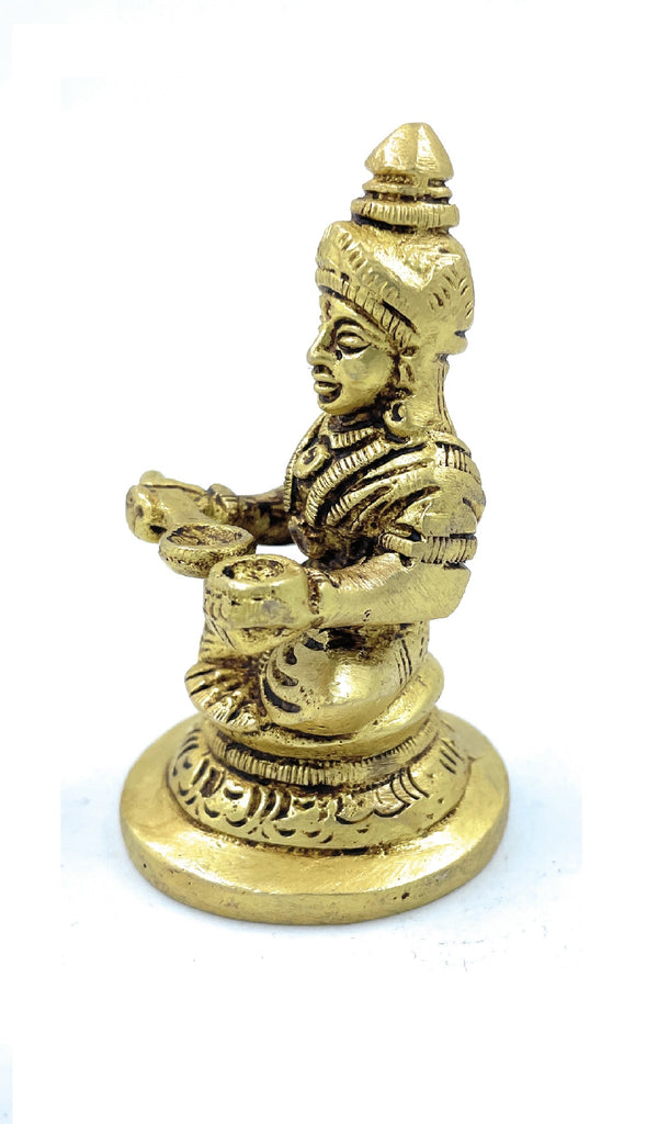 Ashtadhatu Goddess Annapurna Idol