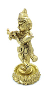 Ashtadhatu Krishna idol Holding Flute