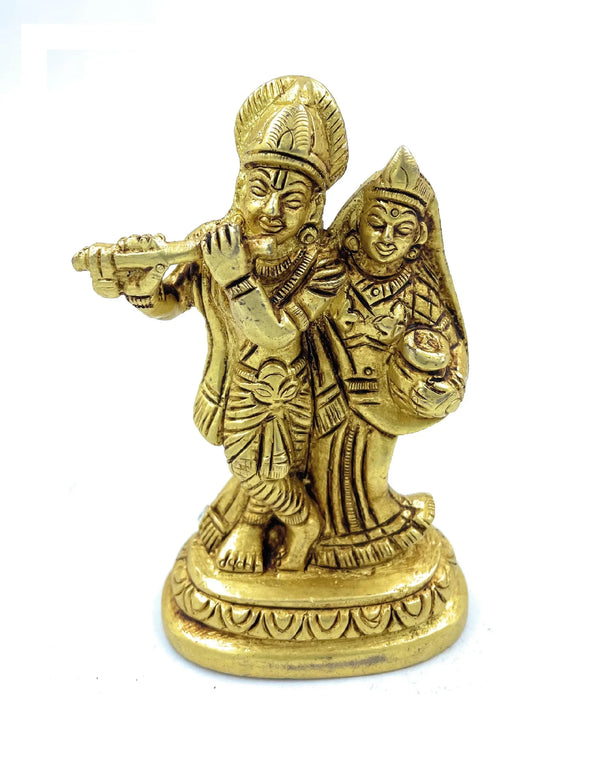 Ashtadhatu Standing Radha Krishna - Achleshwar